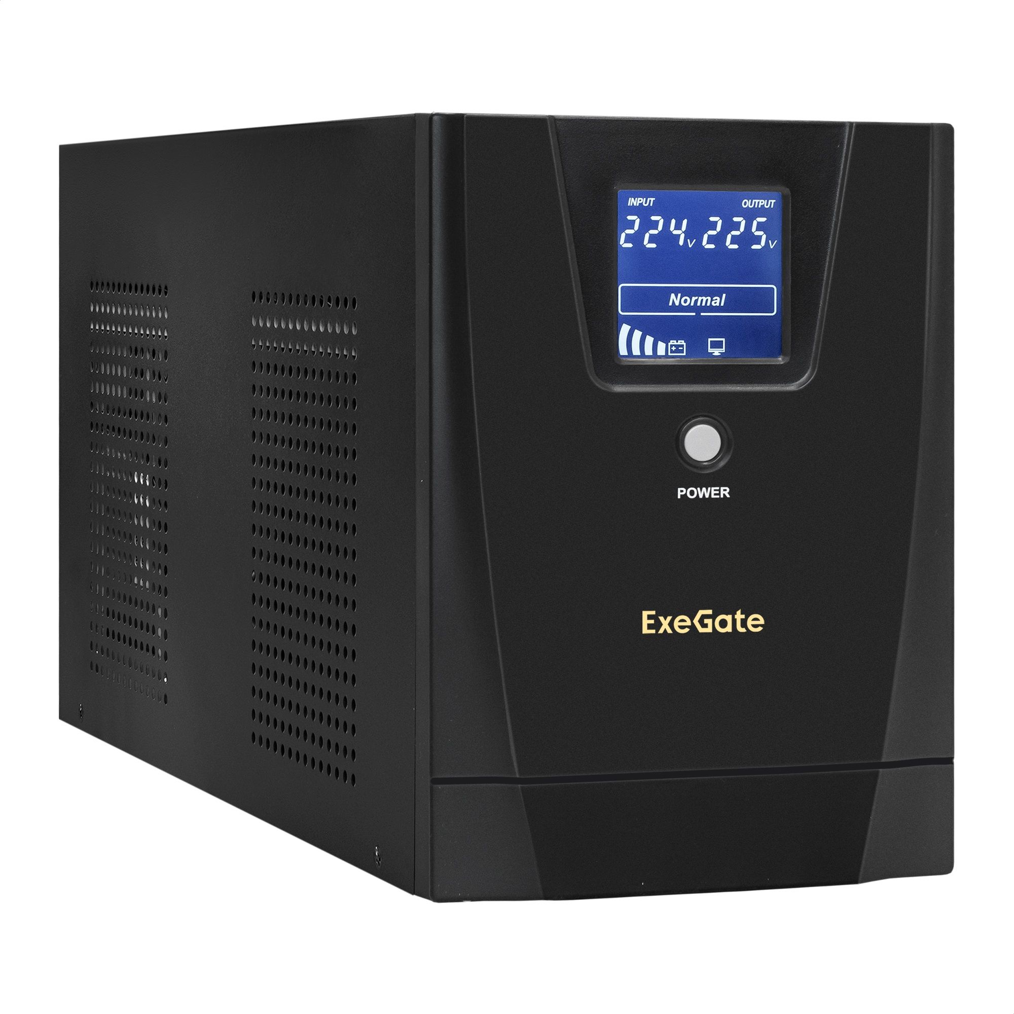 ИБП ExeGate SpecialPro Smart LLB-3000.LCD.AVR.3SH.2C13.RJ.USB <3000VA/1800W, LCD, AVR,3*Schuko+2*C13,RJ45/11,USB, металлический корпус, Black>