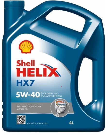 Shell helix hx7 5W-40 Масло моторное, Полусинтетическое, 4 л