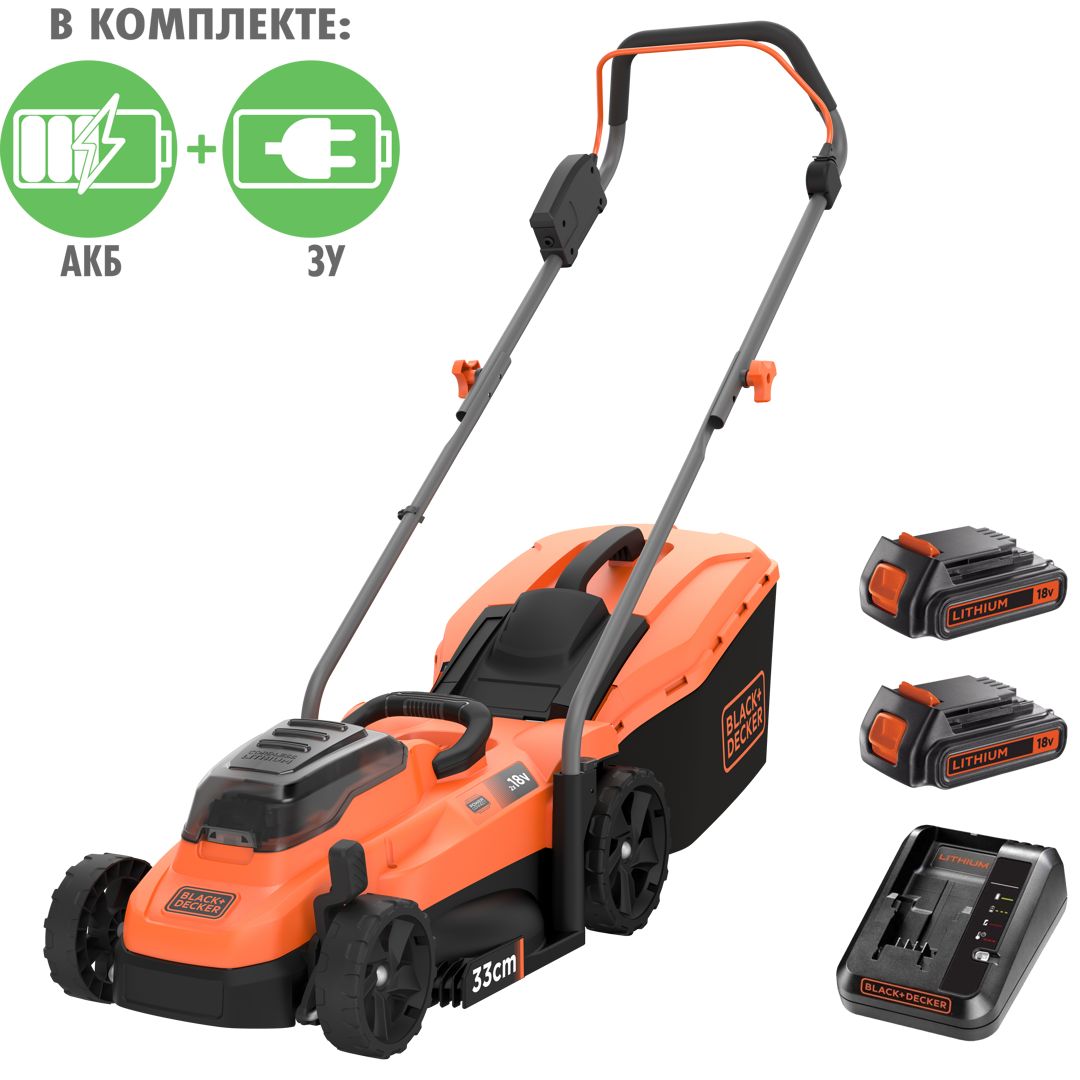 Black+Decker Газонокосилка аккумуляторная