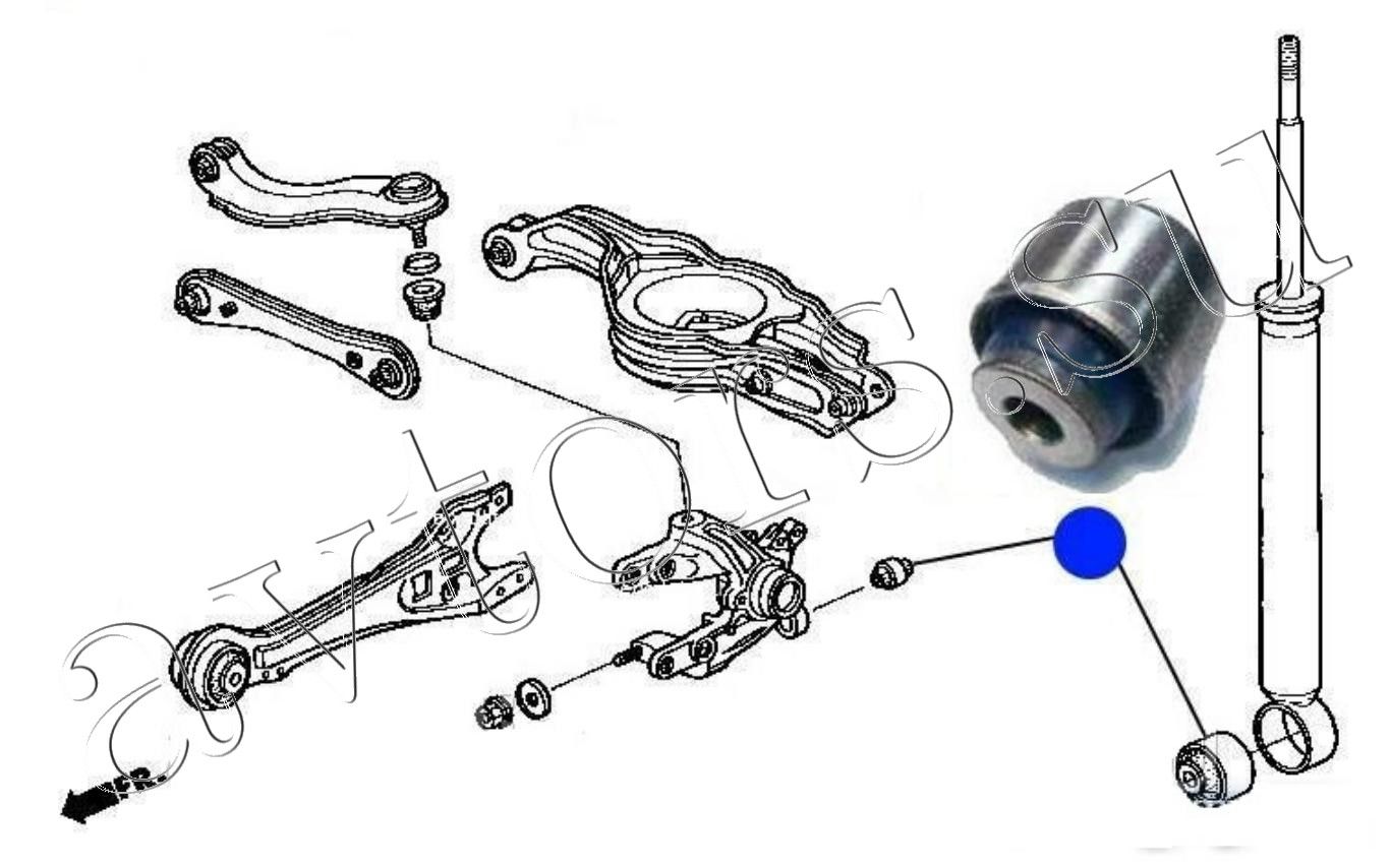 Схема задней подвески hyundai i40