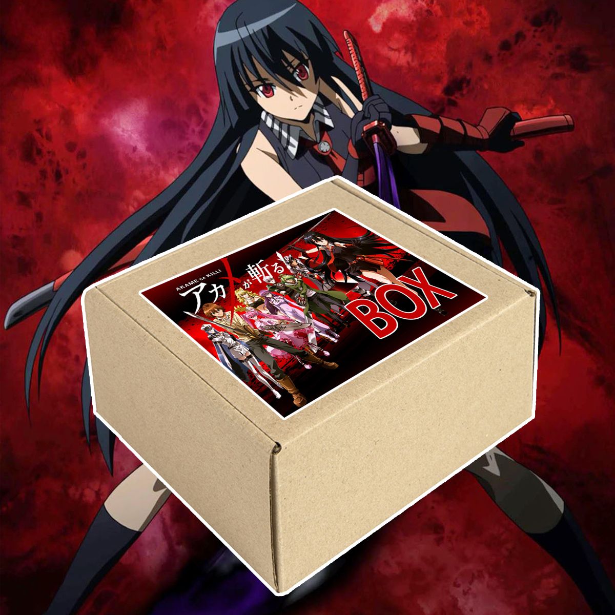 Аниме бокс/ подарочный набор/ по аниме Убийца Акамэ! (Akame ga Kill!) - купить Подарочный набор по выгодной цене в интернет-магазине OZON (832086254)