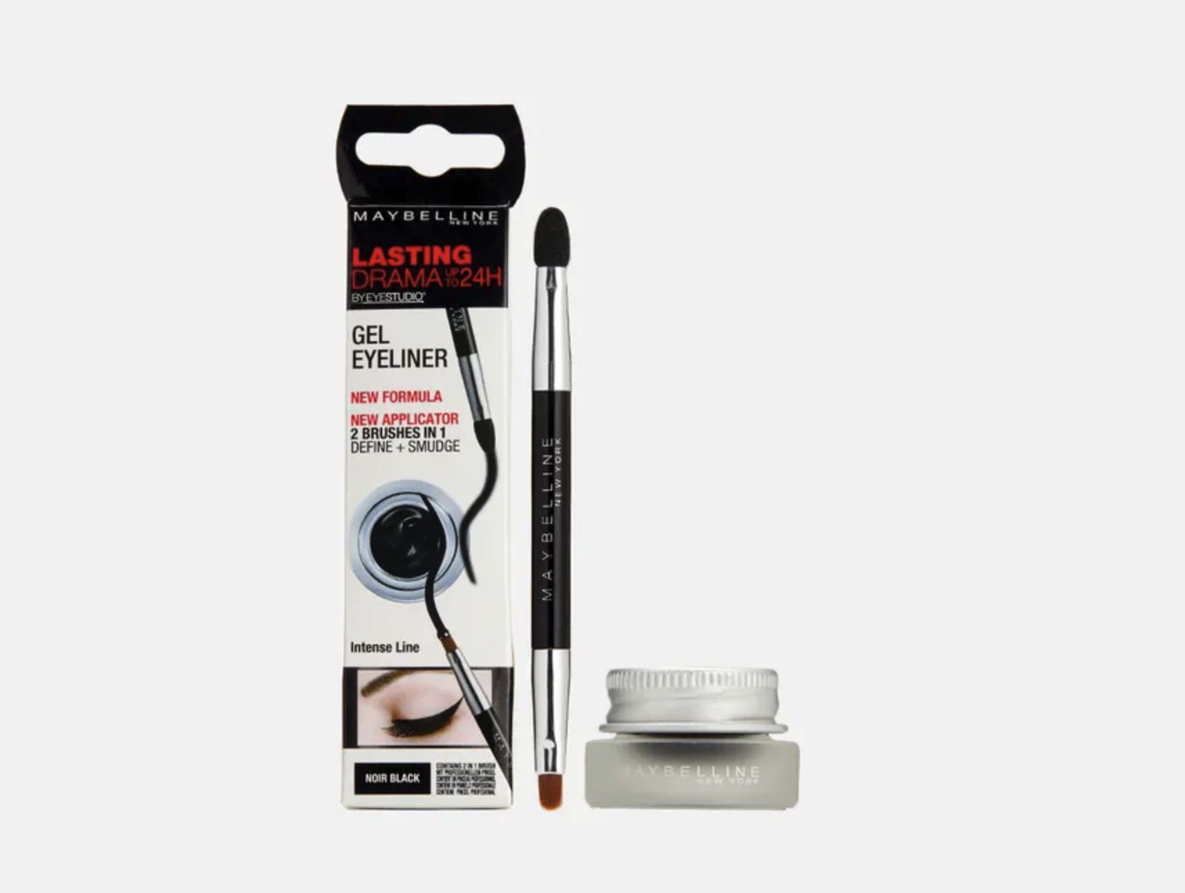 Maybelline New York Lasting Drama 24H Подводка для глаз стойкая, тон 01  Интенсивно Черный - купить с доставкой по выгодным ценам в  интернет-магазине OZON (1200862743)