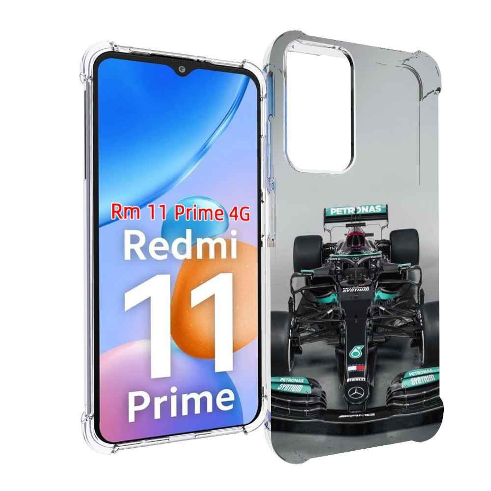 Чехол-бампер MyPads для Xiaomi Redmi 11 Prime 4G с рисунком формула 1  мерседес, противоударный, силиконовый, с выступами и усиленными углами для  защиты камеры - купить с доставкой по выгодным ценам в интернет-магазине