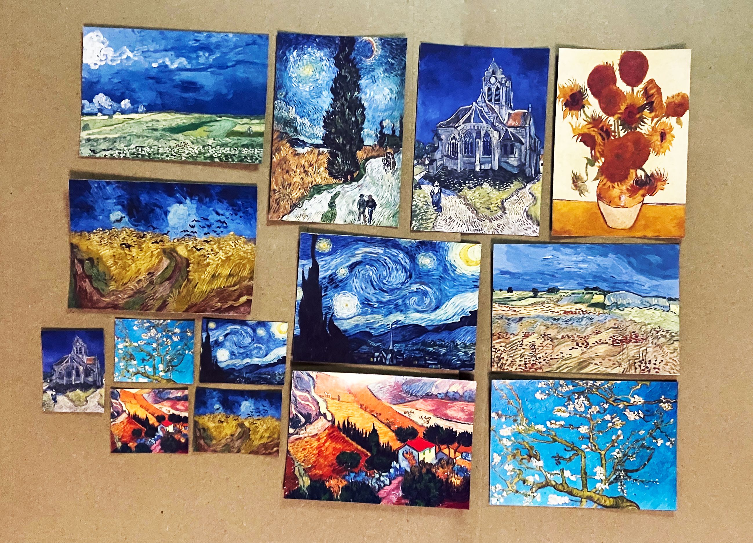 Гог 2. Ван Гог буклет. Пазлы Моне. Van Gogh Stickers.