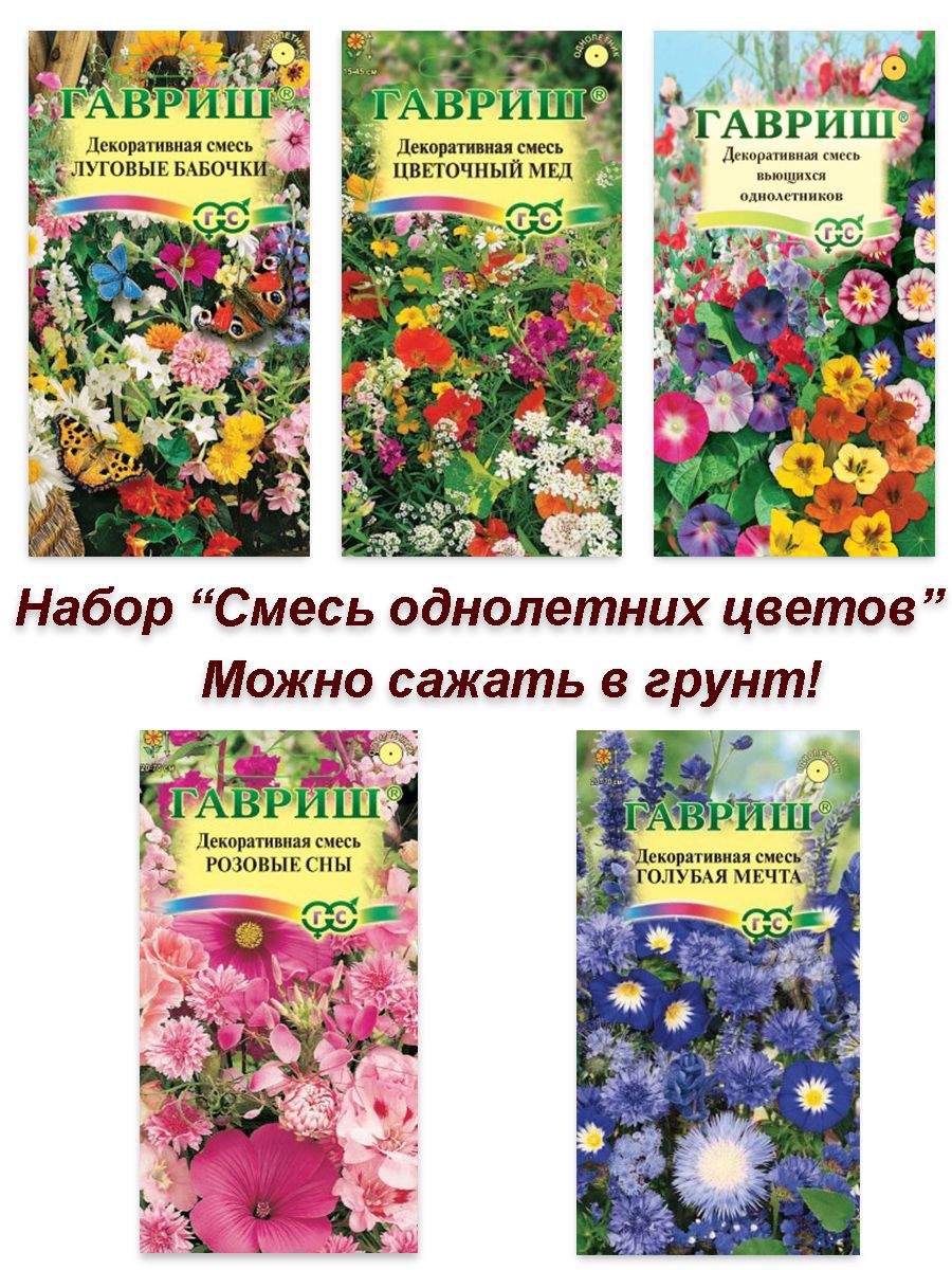 Бархатцы, Колокольчики Гавриш Однолетние цветы_5 - купить по выгодным ценам  в интернет-магазине OZON (259306380)