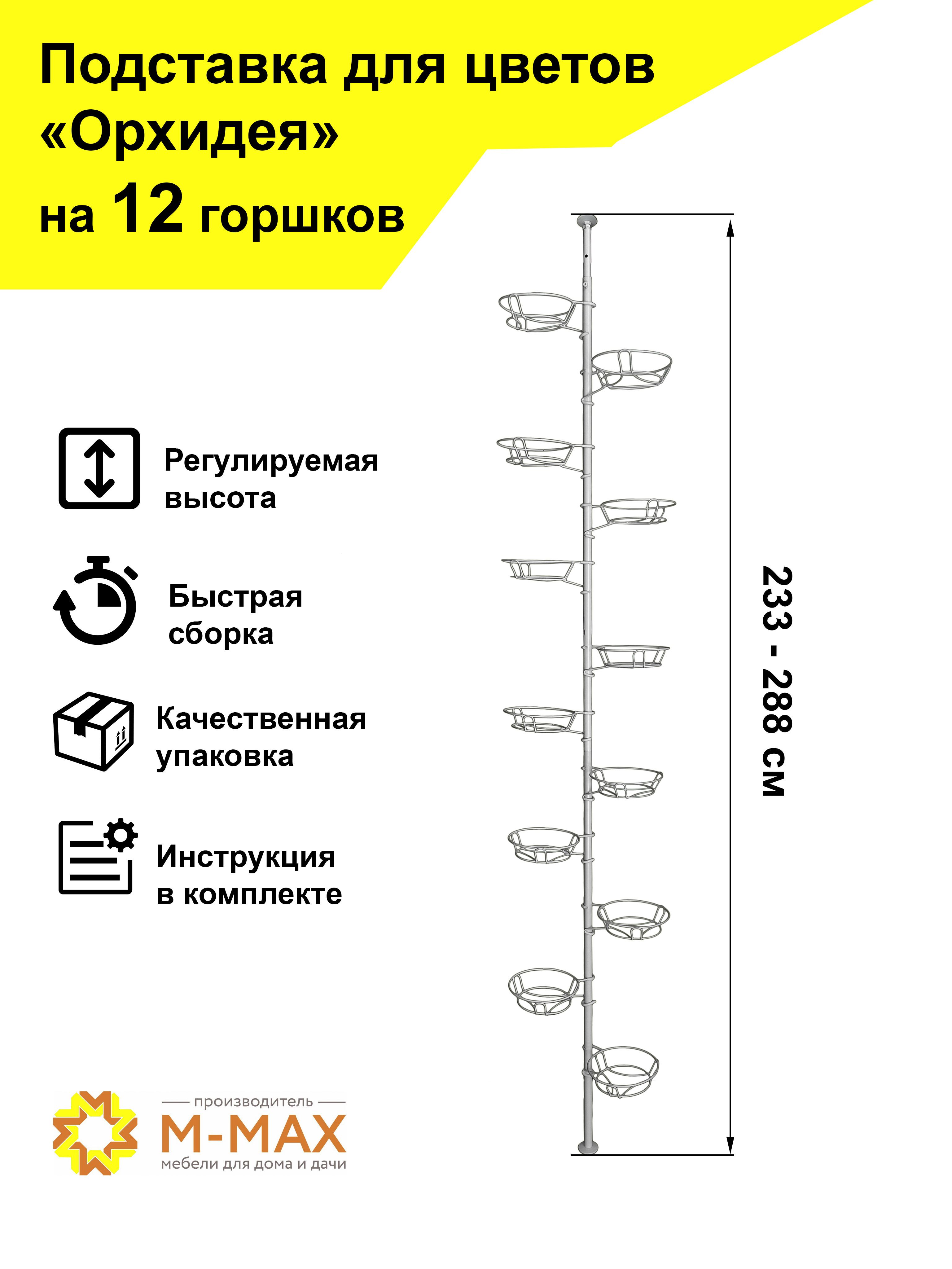 Подставка для цветов М-МАХ - купить в интернет-магазине OZON с доставкой по  России (857583056)