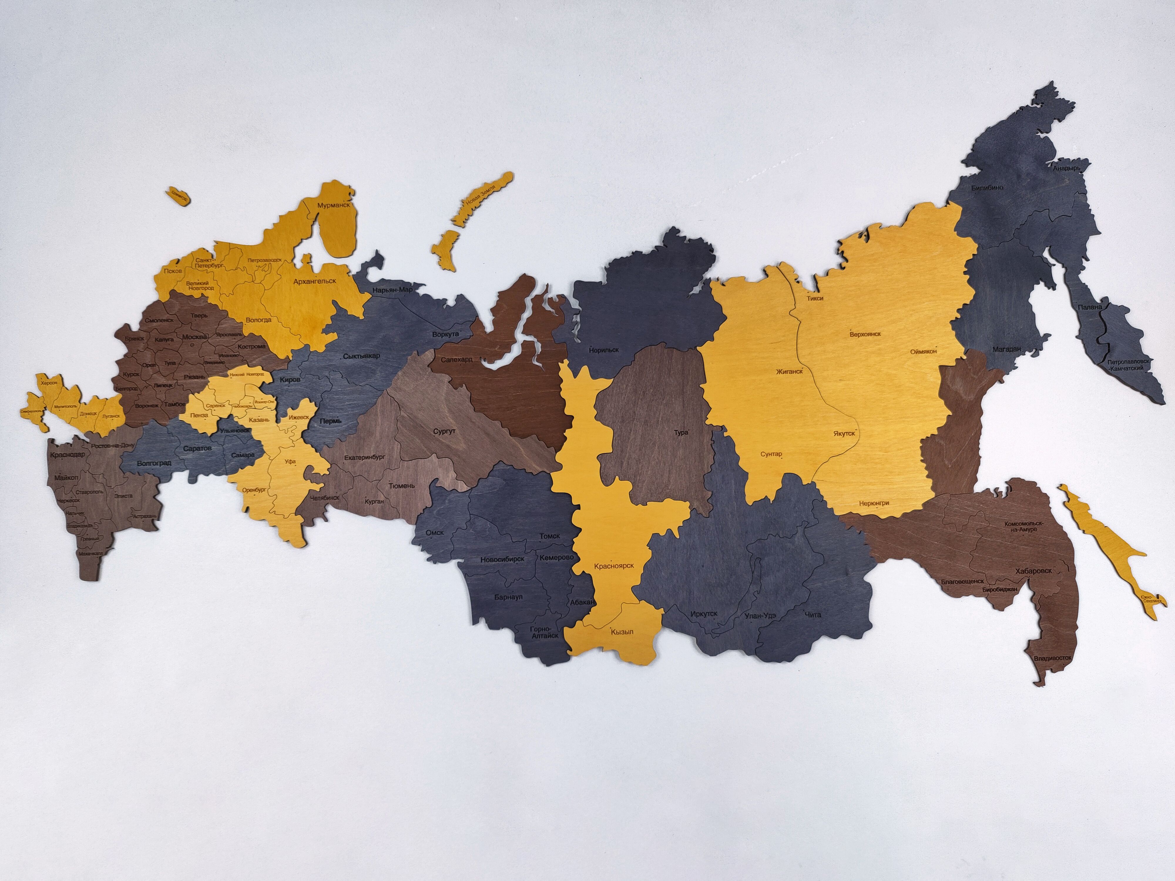 Карта россии в интерьере