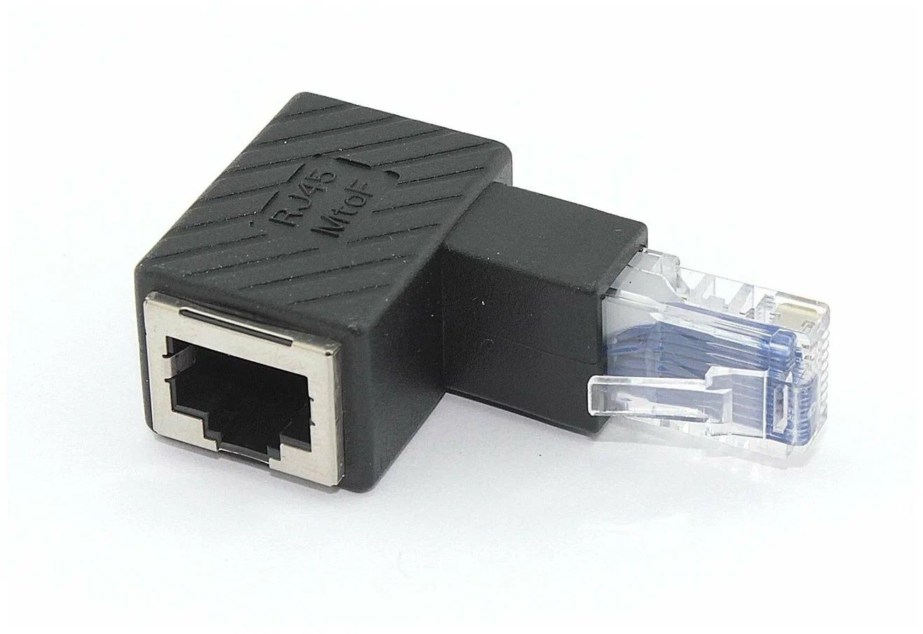 Кабель для интернет-соединения RJ-45/RJ-45, черный