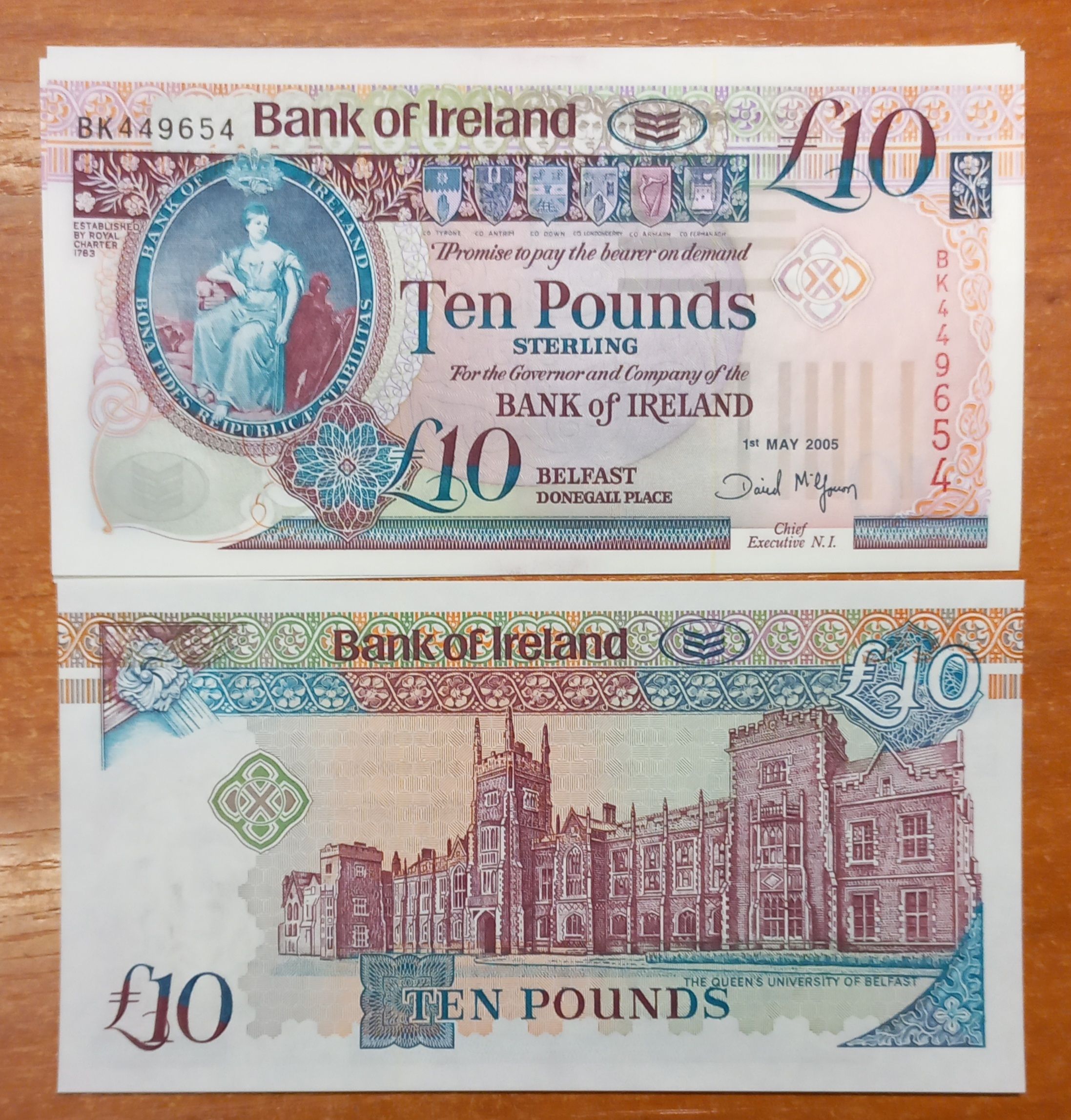 банкноты северной ирландии