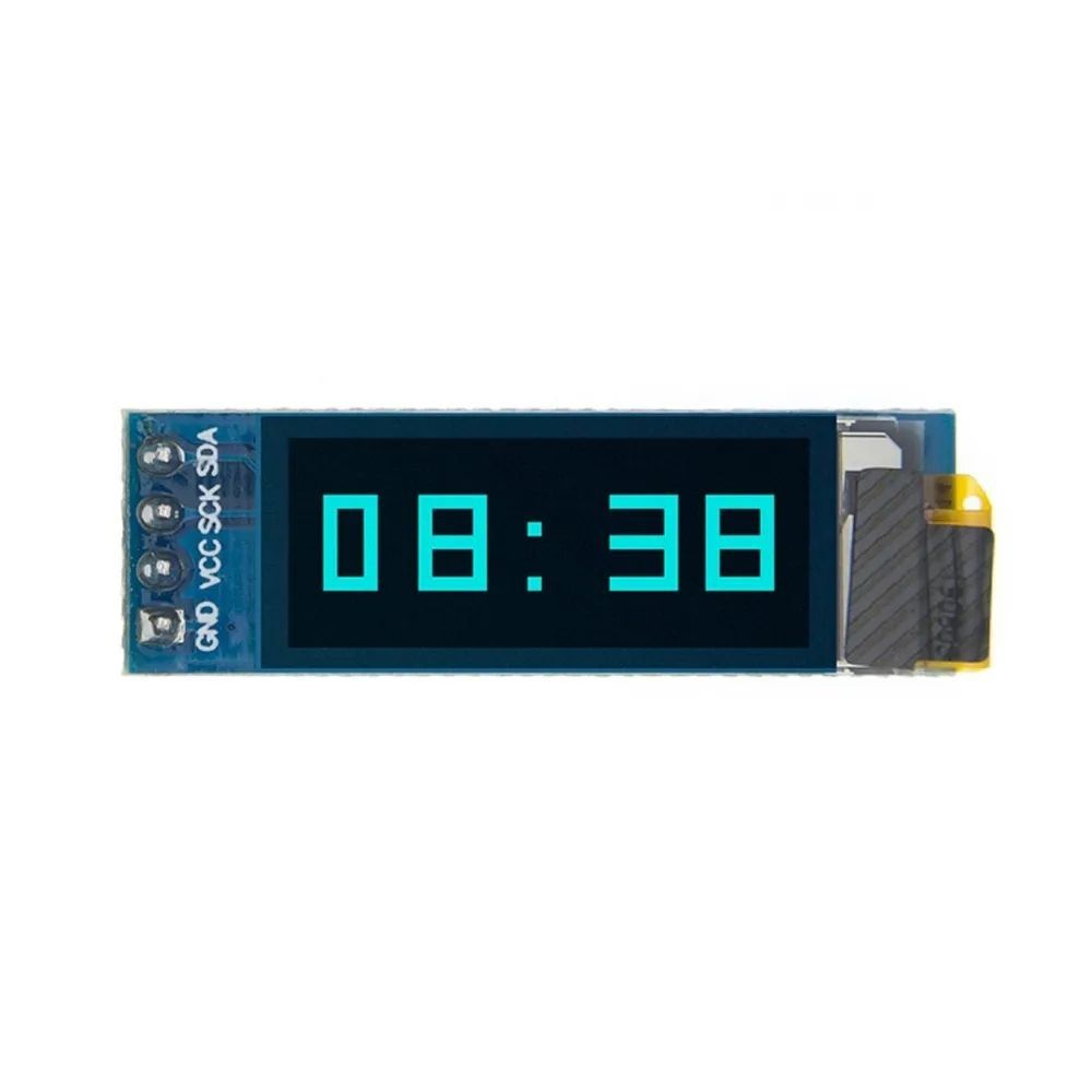 OLEDдисплей0.91"128x32,I2Cсиний(blue)дляArduinoSTM32NodeMCURaspberry