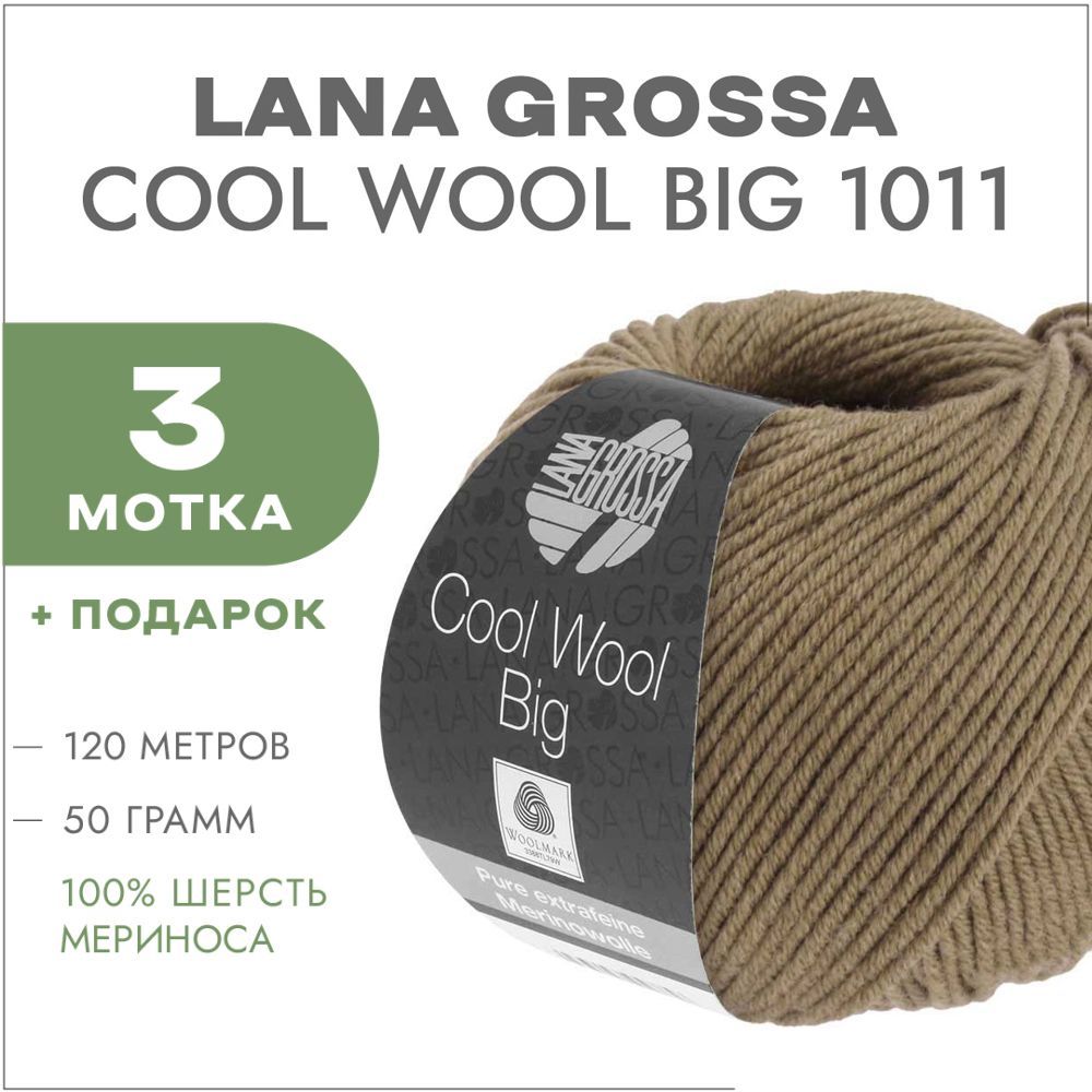 Пряжа cool wool lana grossa