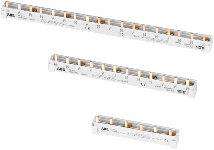 Гребенчатая шина PS2/12 2-полюсная (N L1 N L1) 12 модулей 63А ABB