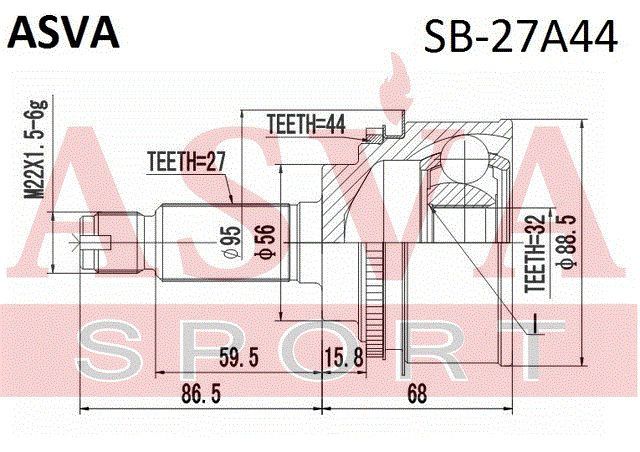 Шрус комплект ASVA арт. SB-g33. Fu-027a44. 0815g12 FEBEST. Шрус задний наружный Subaru Impreza хэтчбек III r160. Шрус наружный форестер
