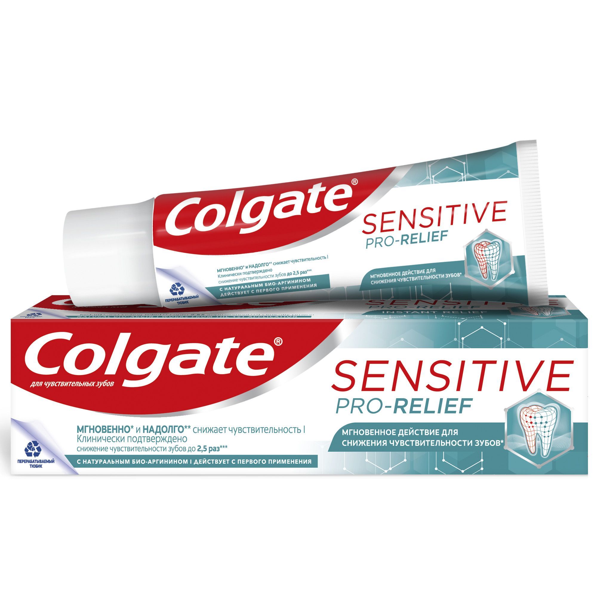 Зубная паста Colgate Sensitive Pro-Relief, 75 мл - купить с доставкой по  выгодным ценам в интернет-магазине OZON (914231552)