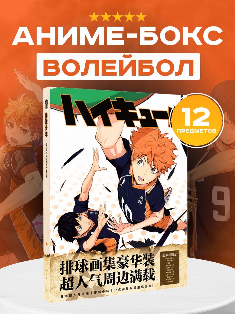 Подарочный Сюрпиз Бокс, Аниме Волейбол Haikyuu с артбуком - купить по  выгодным ценам в интернет-магазине OZON (854234647)