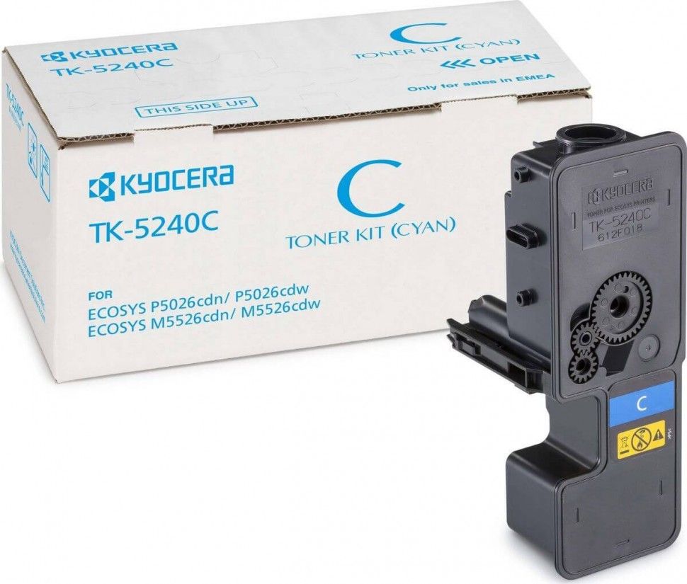 Картридж Kyocera TK-5240C (1T02R7CNL0) для Kyocera P5026cdn/cdw M5526cdn/cdw cyan 3000, страниц