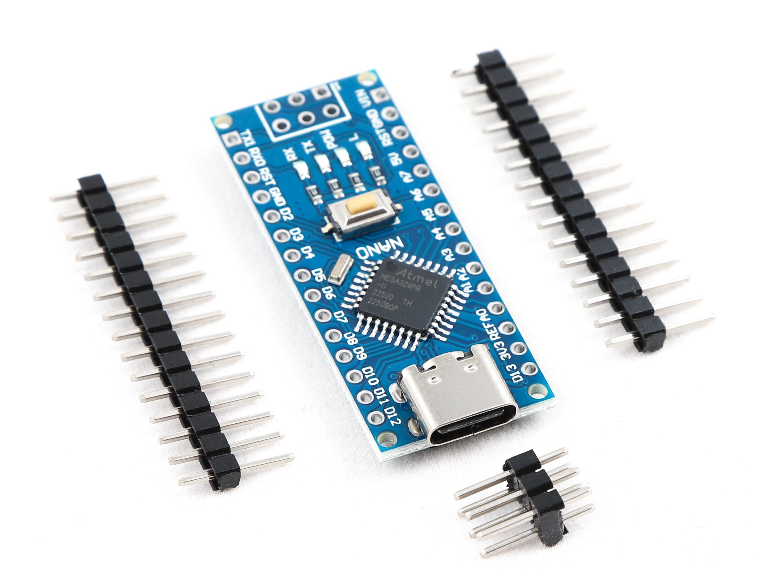 Arduino Nano V 3.0 TYPE-C ATMEGA328P CH340 (не запаяна гребенка) ардуино