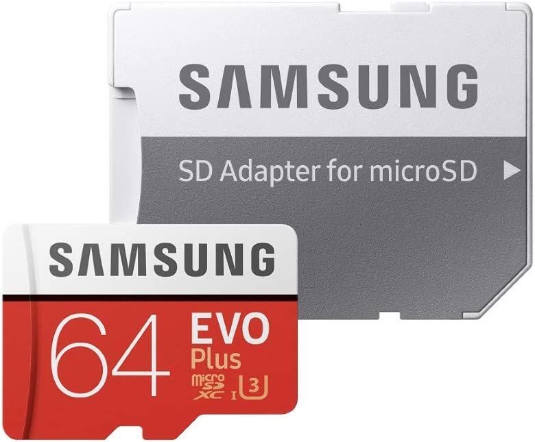 Карта памяти microsdxc uhs i u1 samsung evo plus 64 гб