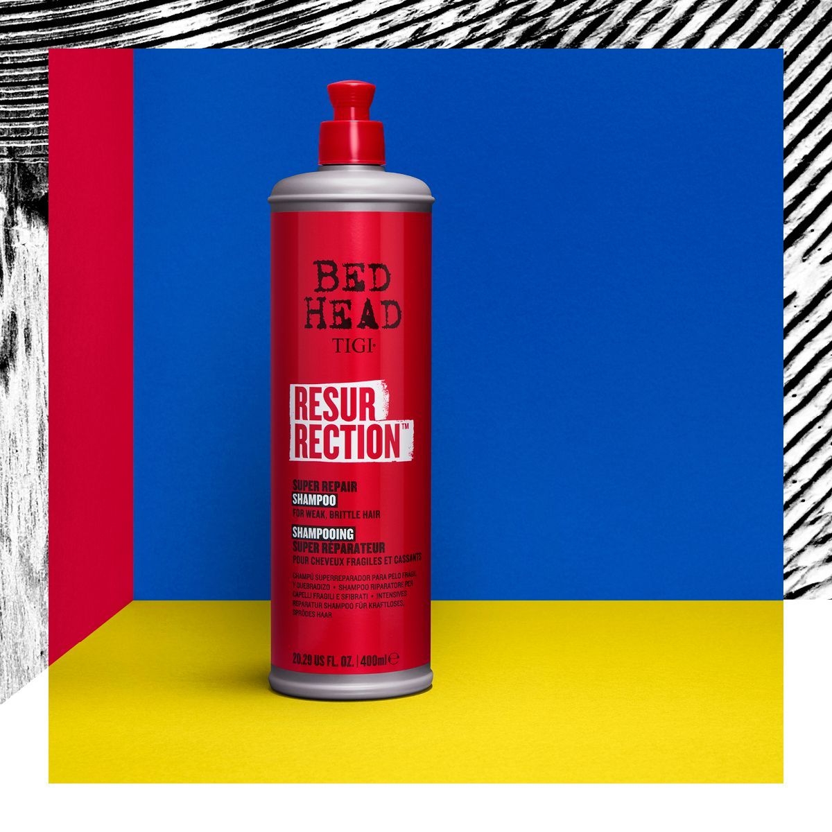 TIGI BED HEAD Resurrection Шампунь для сильно поврежденных волос 400 МЛ