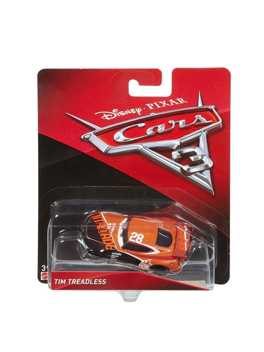 Машинка коллекционная DISNEY PIXAR Cars Mattel Герои мультфильмов Тачки TIM  TREADLESS DXV29/DXV41 - купить с доставкой по выгодным ценам в  интернет-магазине OZON (960360881)