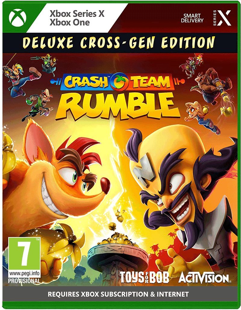 Игра Crash Team Rumble Deluxe Cross-Gen Edition (Xbox Series, Xbox One,  Английская версия) купить по низкой цене с доставкой в интернет-магазине  OZON (966268468)