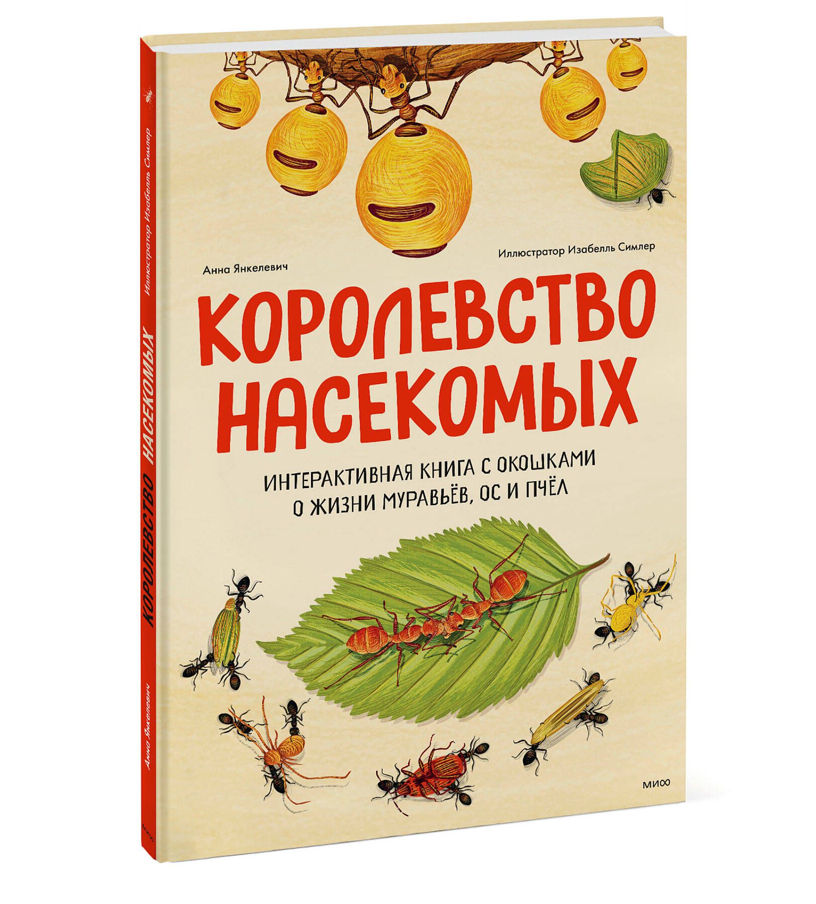 Королевство насекомых. Интерактивная книга с окошками о жизни муравьёв, ос  и пчёл - купить с доставкой по выгодным ценам в интернет-магазине OZON  (760342945)