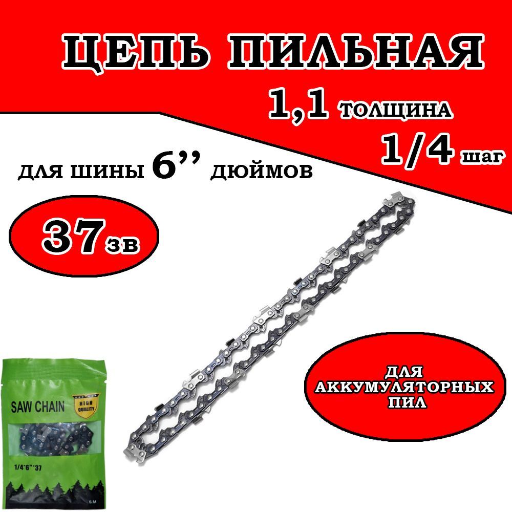 Цепь для пилы 37 звеньев. Цепь пилы 36 звеньев 6 дюймов. Цепь для мини пилы 36 звеньев фото.