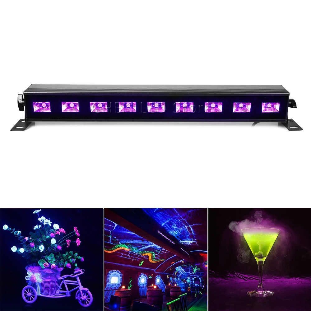 Светодиодный ультрафиолетовый светильник LED BAR UV 9Lt Для дискотек/ Праздник / Хеллоуин