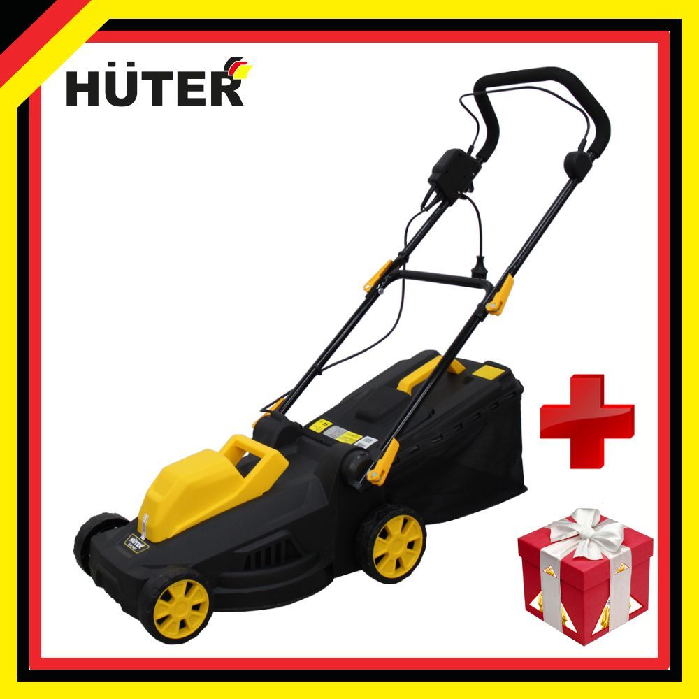 Huter elm 1300. Газонокосилка электрическая Elm-380t.