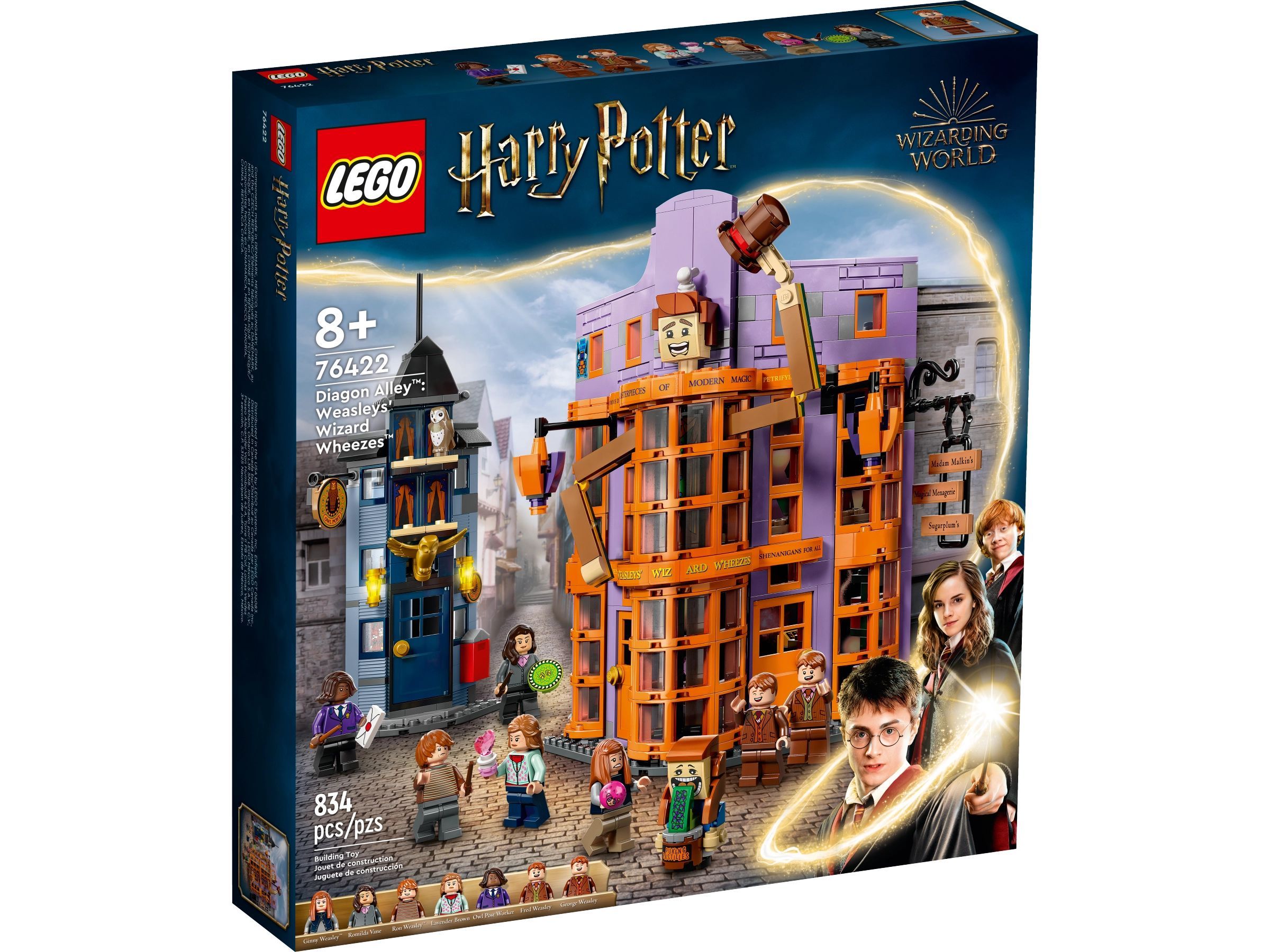 Лего Harry Potter серия, LEGO Конструктор, лего 76422 Косой переулок:  Всевозможные волшебные вредилки, Игрушки lego для мальчиков и девочек -  купить с доставкой по выгодным ценам в интернет-магазине OZON (1016753711)