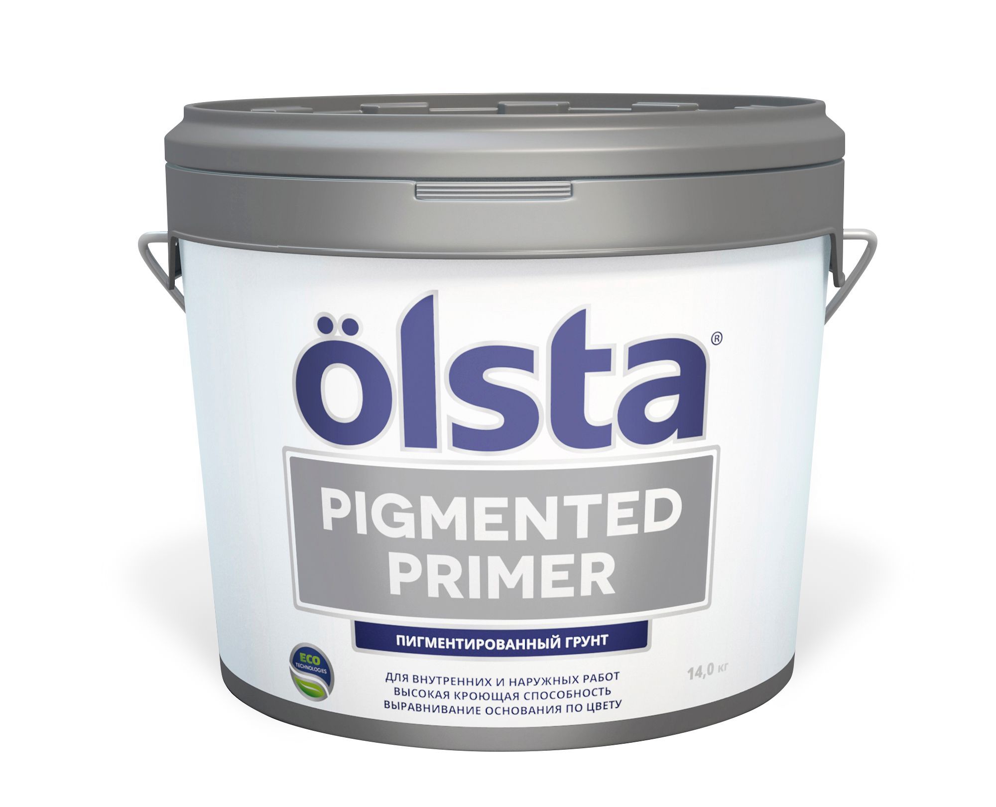 Грунтовка адгезионная кроющая Olsta Pigmented Primer 14 кг