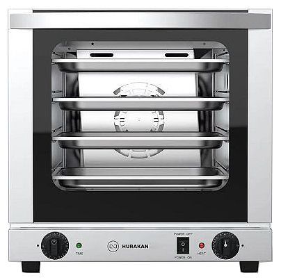 Конвекционная печь электрическая HURAKAN HKN-XFT135, шкаф пекарский, 2.5 кВт, таймер на 120 мин, 3 противня в комплекте, плавная регулировка температуры