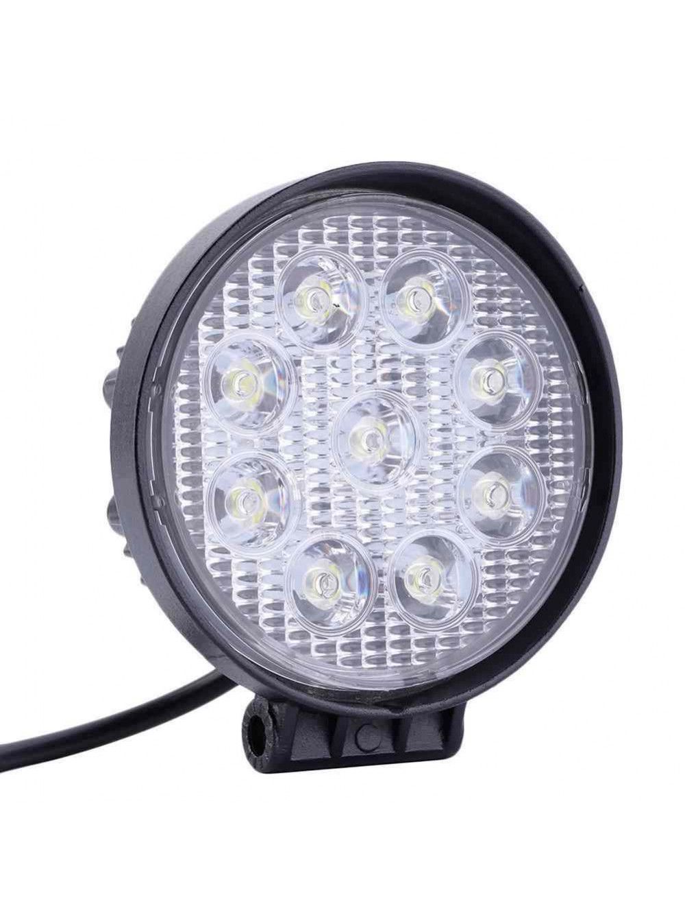 Движение без фары. Светодиодная фара 12w 4x3epistar круглая. Фара led Flood Light 27w 12/24 в. Противотуманной фары светодиодные 27w. Фары Red BTR 27w.