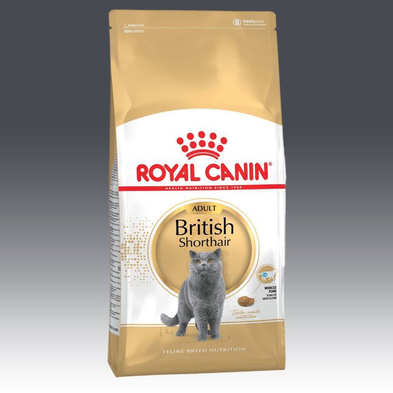 СухойкормдлявзрослыхбританскихкороткошерстныхкошекRoyalCaninBritishShorthairAdult,2кг