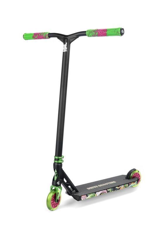 Drive Scooters Самокат Трюковой самокат Drive Scooters Kozlina black/green-pink, черный, зеленый