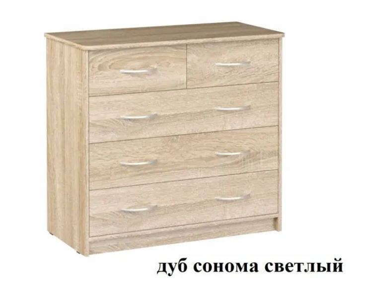 ЭКОмебельнаяфабрикаКомод,5ящ.,90х45,6x83см