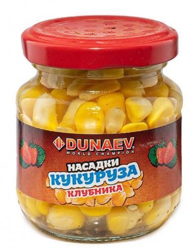 Насадки Dunaev КУКУРУЗА 0.10л КЛУБНИКА (банка: стекло)