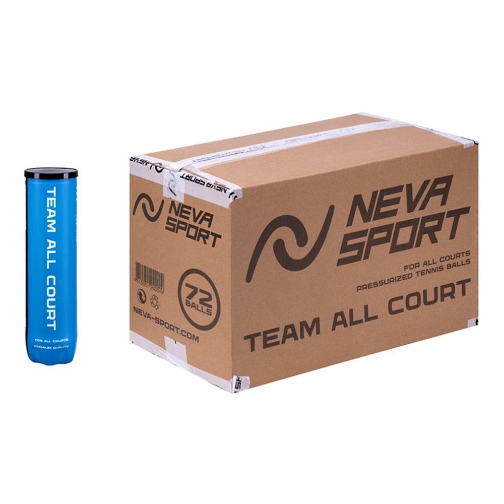 Теннисные мячи Neva-Sport Team All Court (72 мяча), 24 банки по 3 мяча