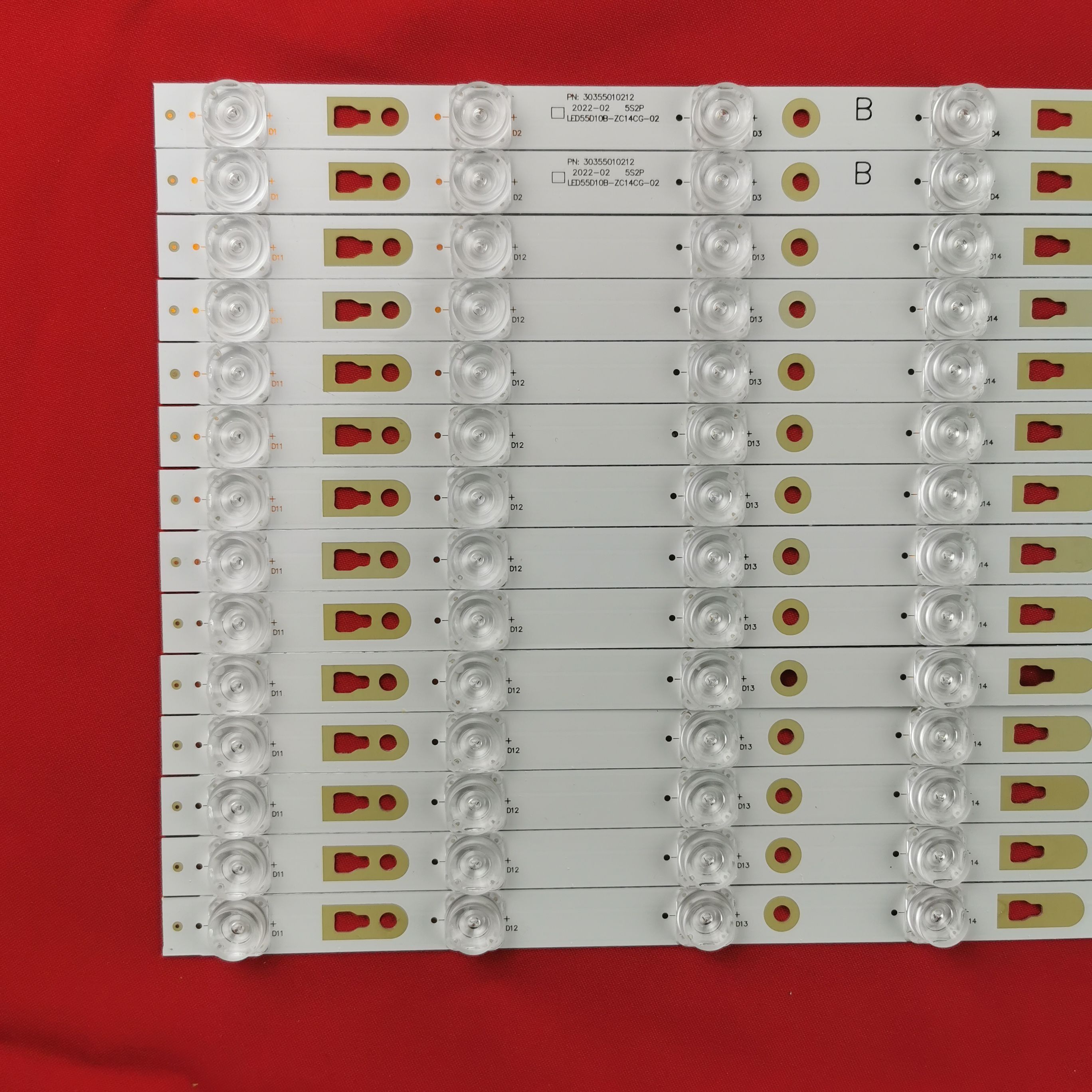 Подсветка для TELEFUNKEN TF-LED55S37T2SU; ERISSON 55ULES76T2; KIVI 55UX10S; HAIER LS55H310G; LED55D10A-ZC14AG-01; LED55D10B-ZC14AG-01