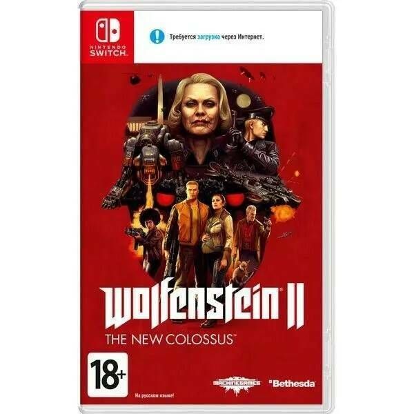 Игра Wolfenstein II The New Colossus (Nintendo Switch, Русская версия)