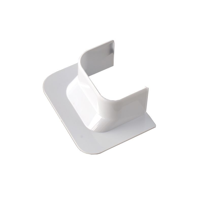 Ввод в стену для кабель-канала 110х50. Прямой ввод. Ruvinil 74х55. Кабель-канал рувинил 74х55х2000мм. Прямой ввод.