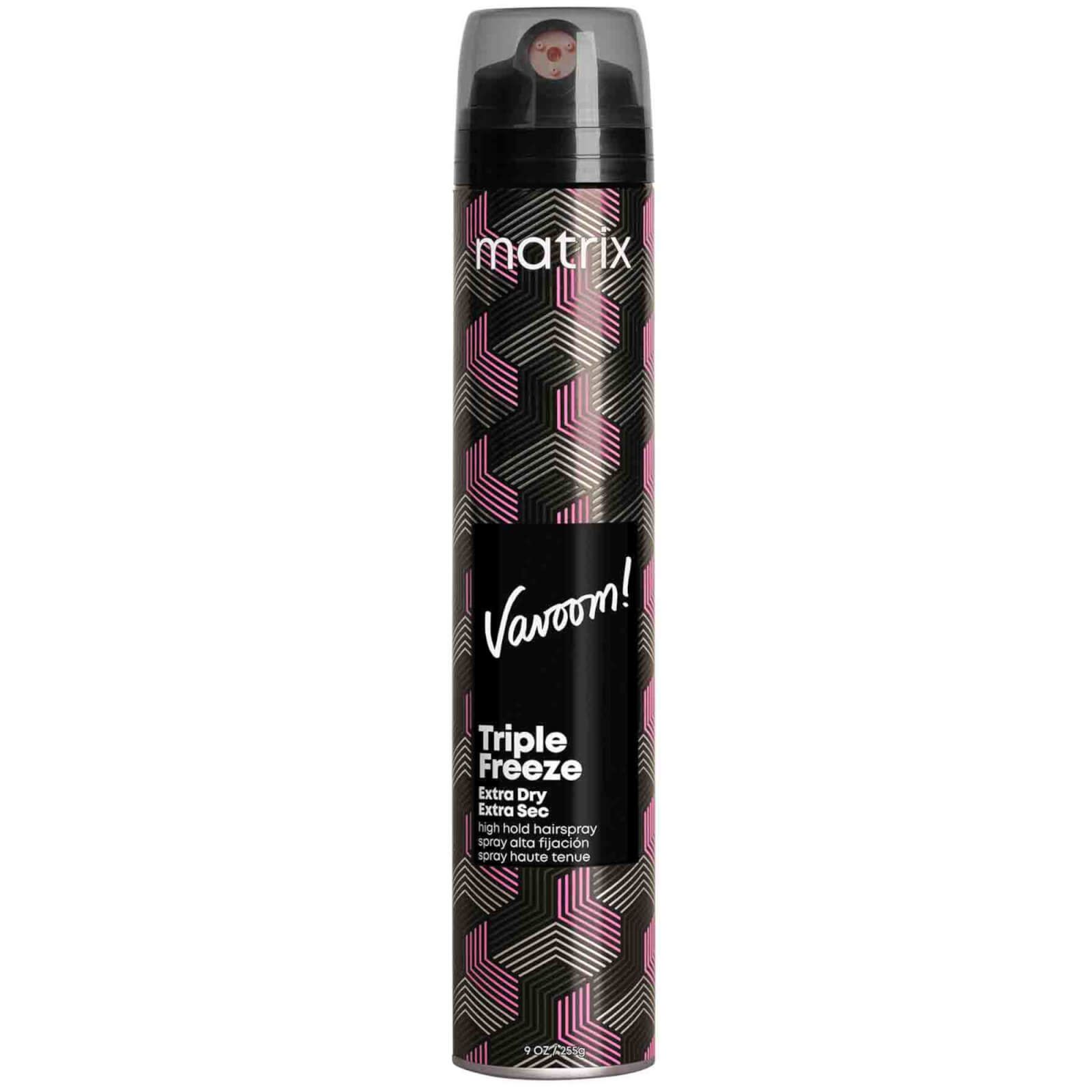 Extra freeze. Матрикс Vavoom Extra hold лак-спрей экстрасил.фиксации 500мл. Matrix Vavoom freezing Spray. Лак вавум Матрикс. Лак для волос Матрикс сильной фиксации.