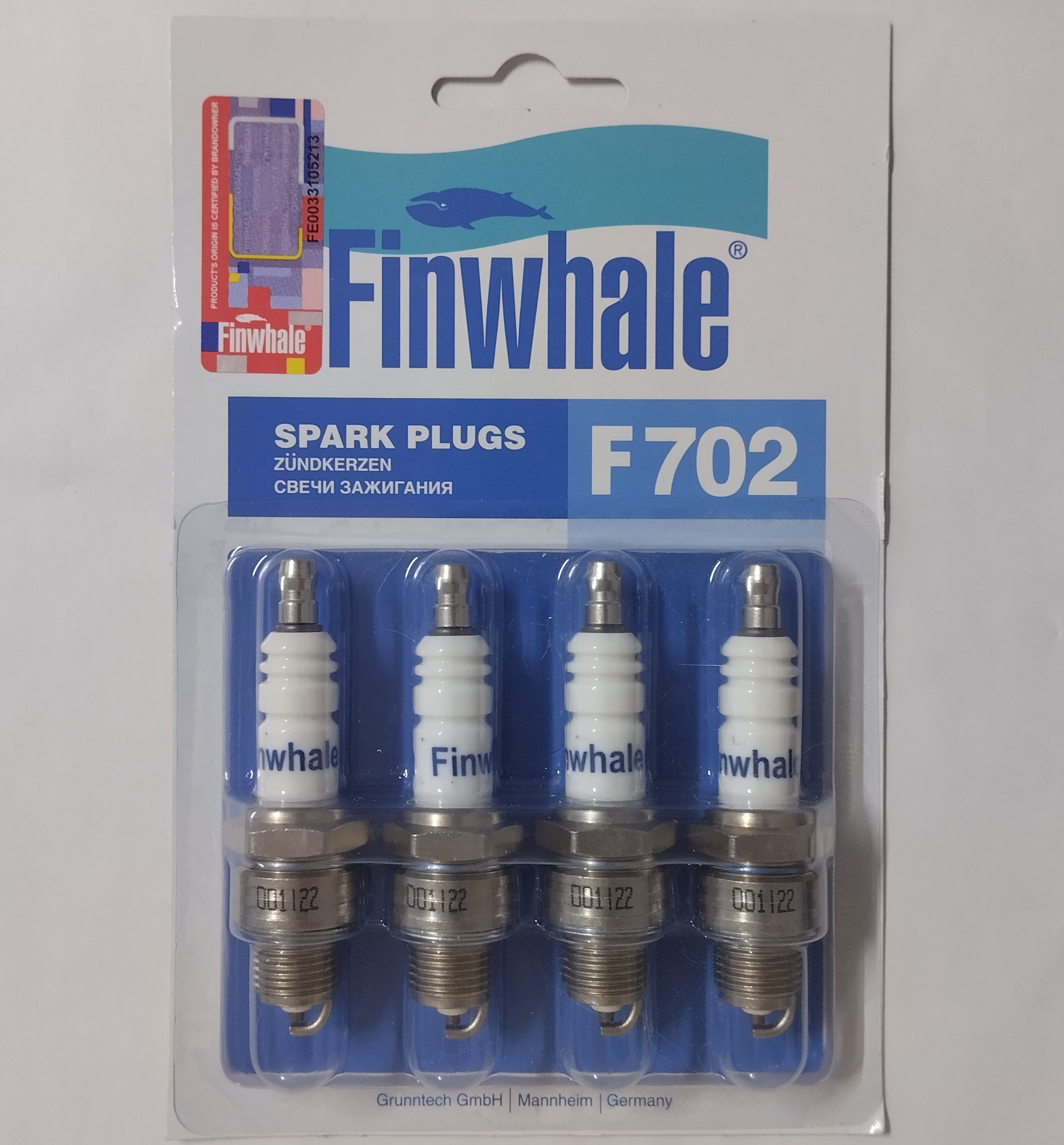 Свечи зажигания ГАЗ, УАЗ, ЗИЛ Finwhale F702