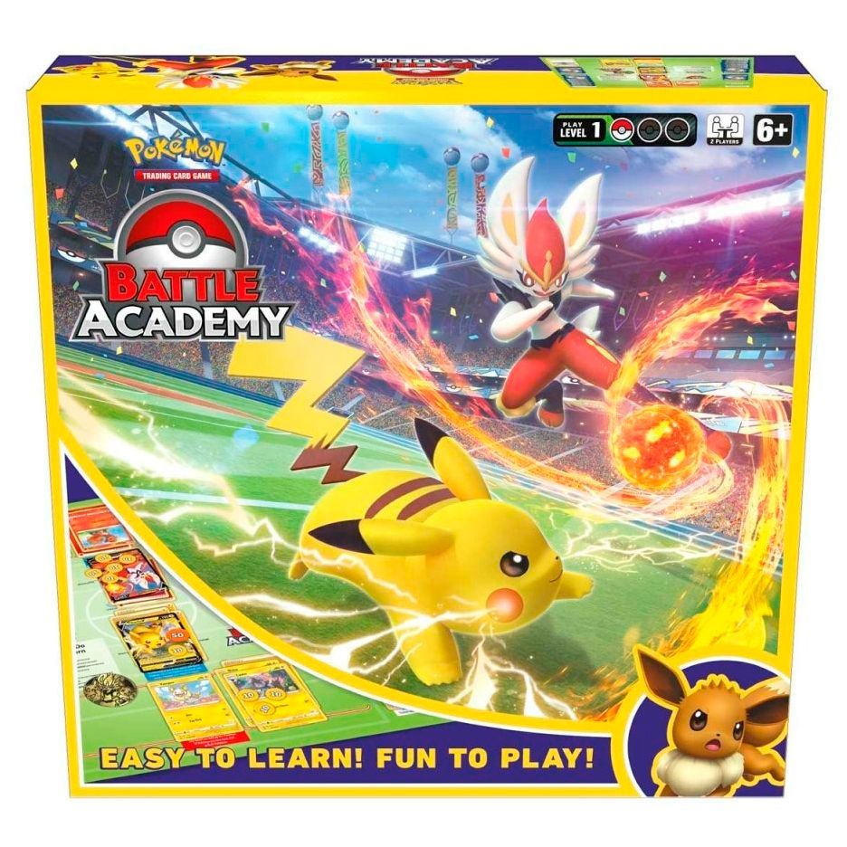 Покемон карты коллекционные: Набор Pokemon Battle Academy (Cinderace V,  Pikachu V & Eevee V) (на английском языке, Made in USA) - купить с  доставкой по выгодным ценам в интернет-магазине OZON (1068265360)