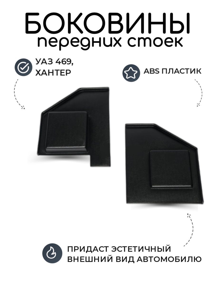 Боковины передних стоек УАЗ 469, Хантер салона - купить с доставкой по  выгодным ценам в интернет-магазине OZON (748049318)