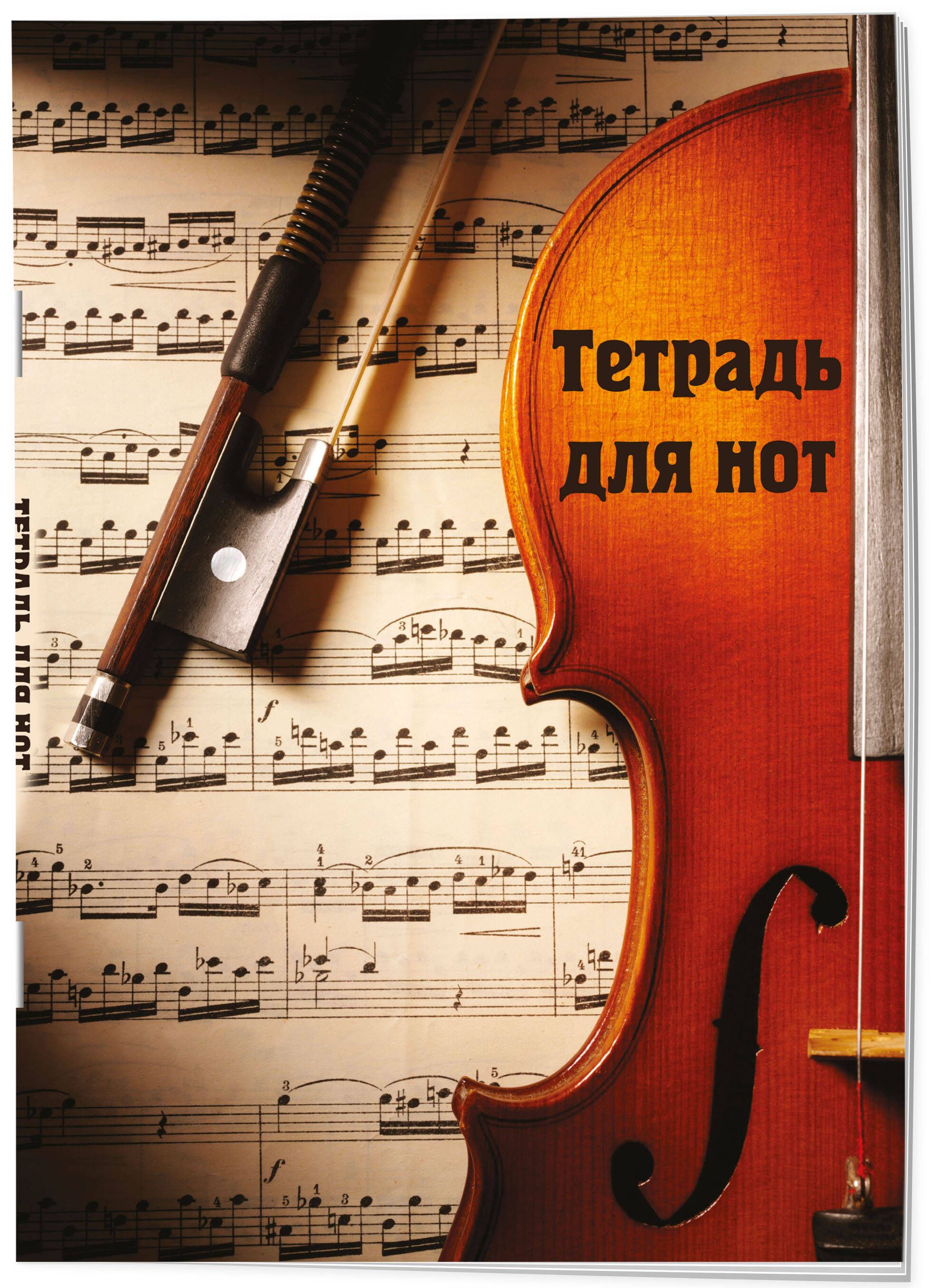 Тетрадь для нот. Скрипка с нотами (12 л., А4, вертикальная, скрепка) купить на OZON по низкой цене (1090631195)