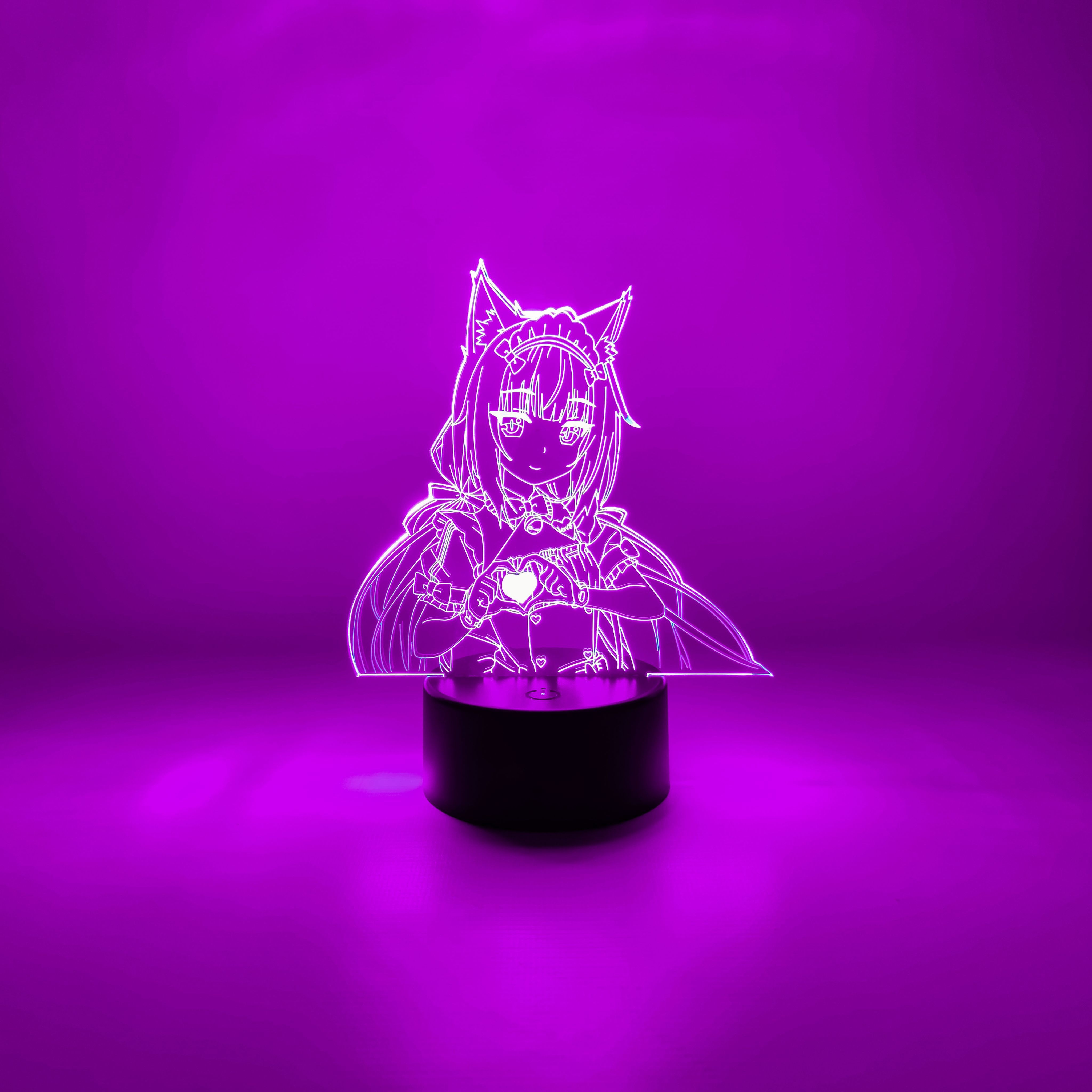 Купить LED ночник Ванилла / Vanilla из аниме Кошачий рай / Nekopara, От  порта USB, AA по выгодной цене в интернет-магазине OZON (1092048966)