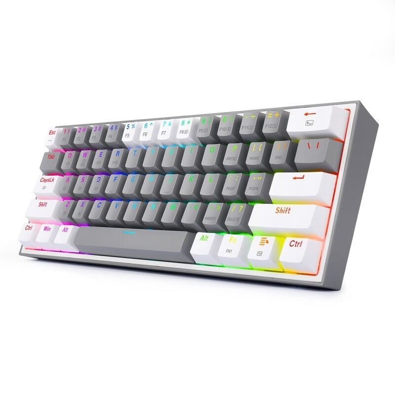 Клавиатура Редрагон k617. Redragon Fizz k617 RGB USB. REDDRAGON k617 Fizz раскладка. Redragon Fizz k617-r Gray White.