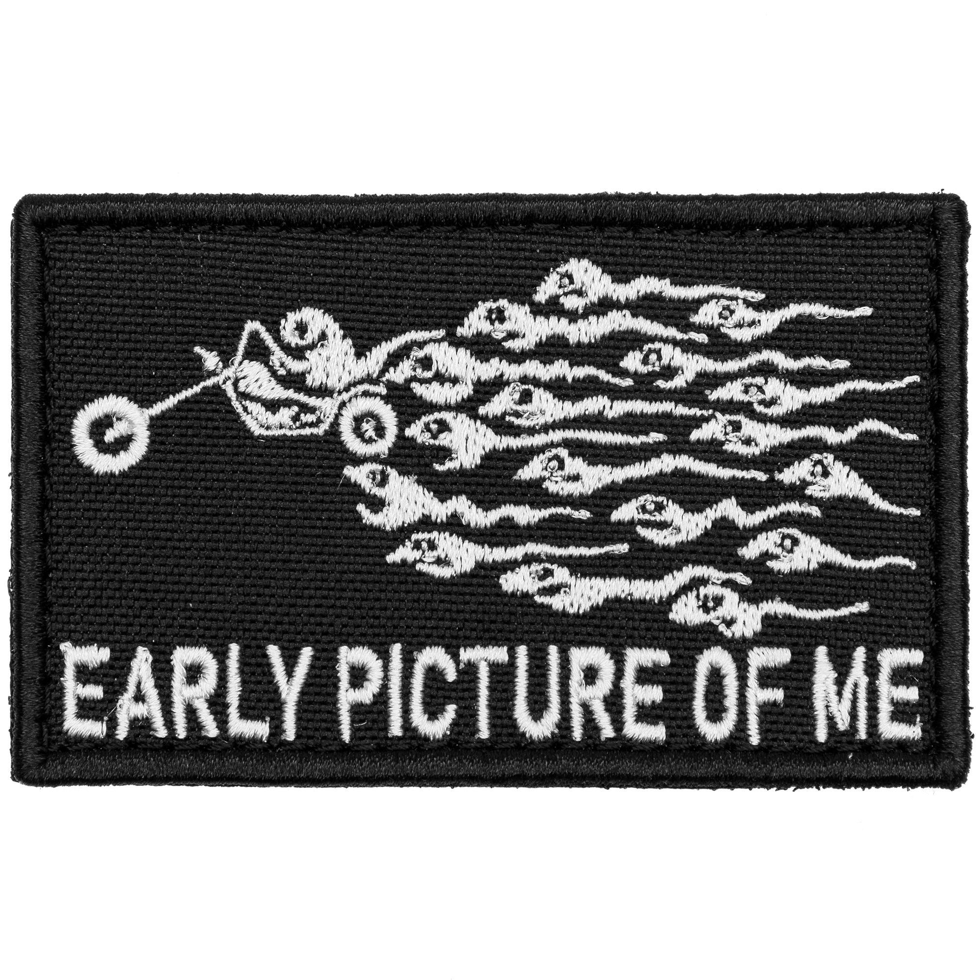 Нашивканаодежду,патч,шевронналипучке"Earlypictureofme"8,5х5,2см