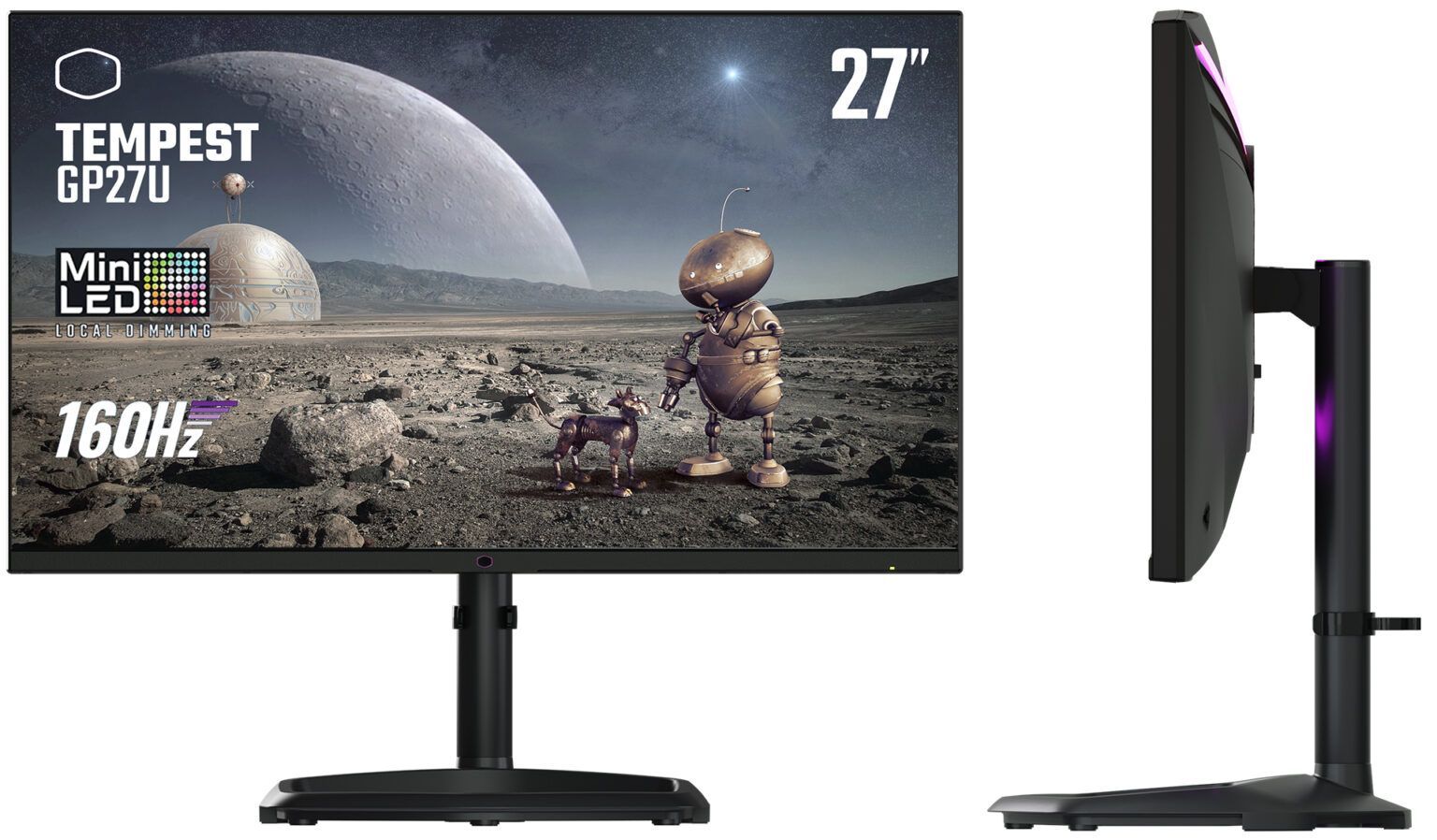 CoolerMaster27"Монитор27"ИгровойCoolerMasterGP27U(4K),IPS,MiniLed,3840x2160,160Гц,1мс